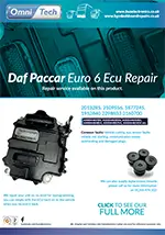 DAF Paccar Euro 6 ECU Repair