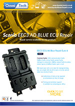 Scania EEC3 AD Blue ECU Repair